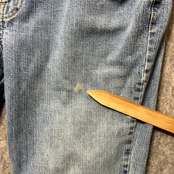 Levi Strauss Signature Bootcut Jeans Light Wash Denim Misses 16 Medium - Picture 6 of 9